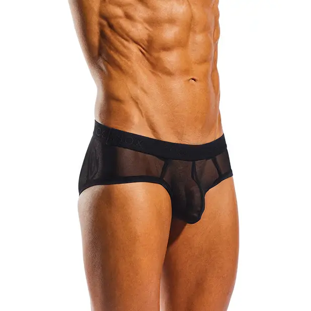 Cocksox Mesh Contour Pouch Sports Brief Nero L - Lingerie - Hanging