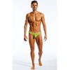 Cocksox Mesh Enhancing Pouch Thong Citrus Green LG - Lingerie - Hanging