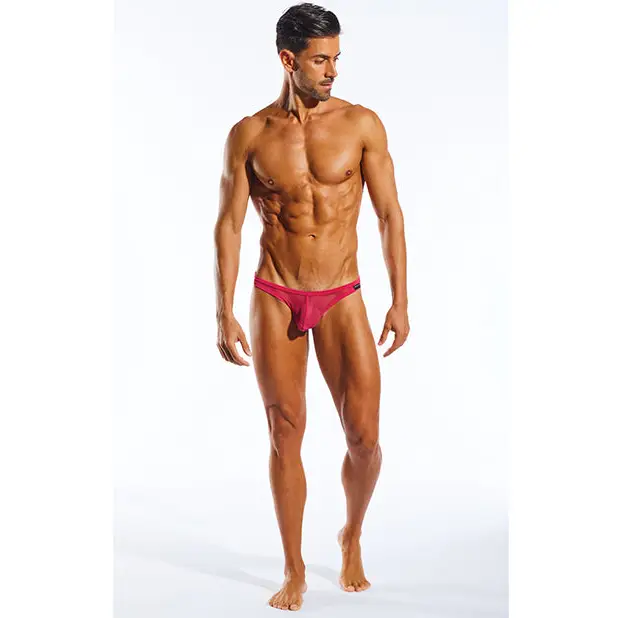 Cocksox Mesh Enhancing Pouch Thong Fresia Pink MD - Lingerie - Hanging