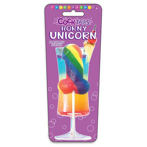 Cocktails Flavored Sucker - Horny Unicorn - Bachelorette & Party Supplies