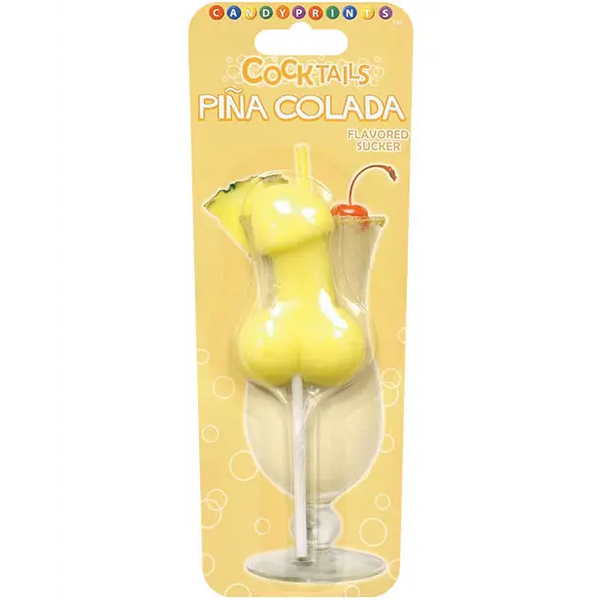 Cocktails Flavored Sucker - Pina Colada - Bachelorette & Party Supplies