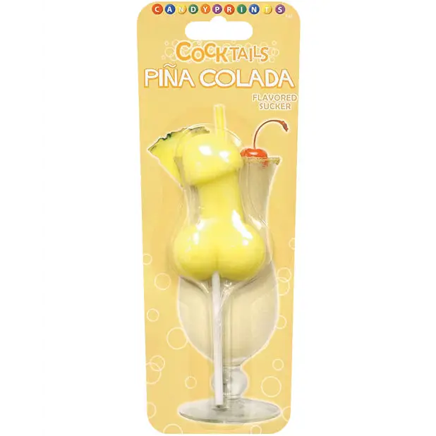 Cocktails Flavored Sucker - Pina Colada - Bachelorette & Party Supplies