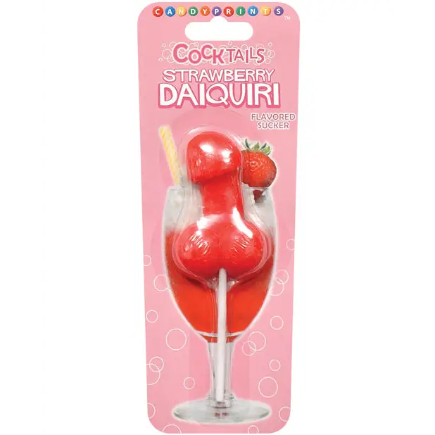 Cocktails Flavored Sucker - Strawberry Daiquiri - Bachelorette & Party Supplies
