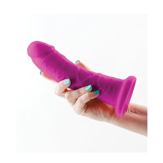 Colours Dual Density 7’’ Dildo - Purple - Dongs & Dildos