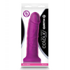 Colours Dual Density 7’’ Dildo - Purple - Dongs & Dildos