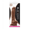 Colours Dual Density 8’’ Dildo - Brown - Dongs & Dildos