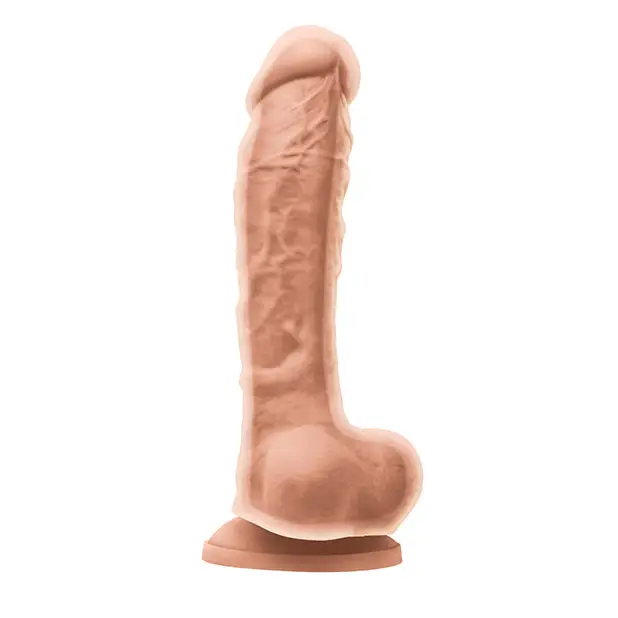 Colours Dual Density 8’’ Dildo - White - Dongs & Dildos