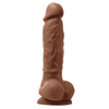 Colours Pleasures 5’’ Dildo w/ Suction Cup - Brown - Dongs & Dildos