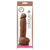 Colours Pleasures 5’’ Dildo w/ Suction Cup - Brown - Dongs & Dildos