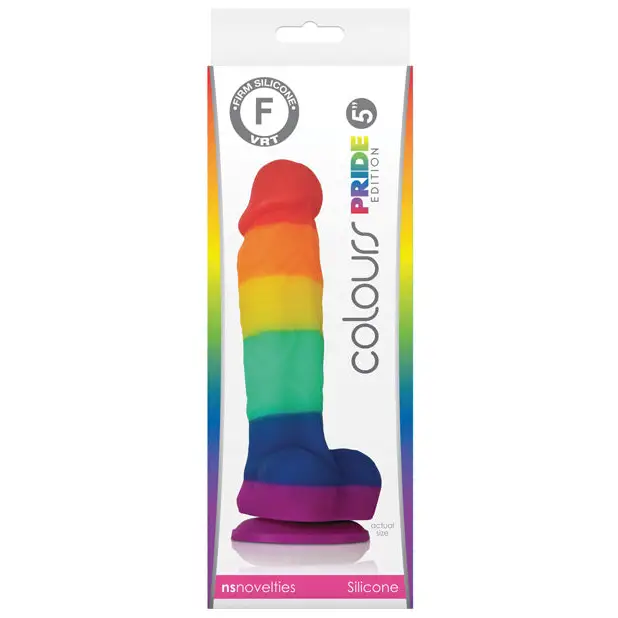 Colours Pride Edition 5’’ Dong w/Suction Cup - Gay & Lesbian Products