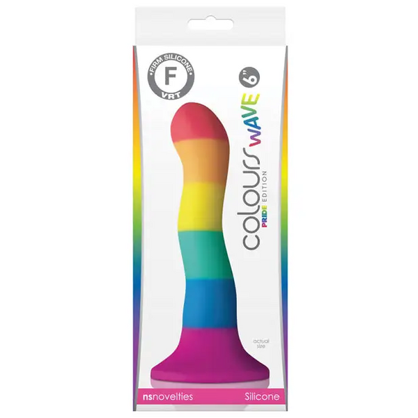 Colours Pride Edition 6’’ Wave Dildo - Gay & Lesbian Products