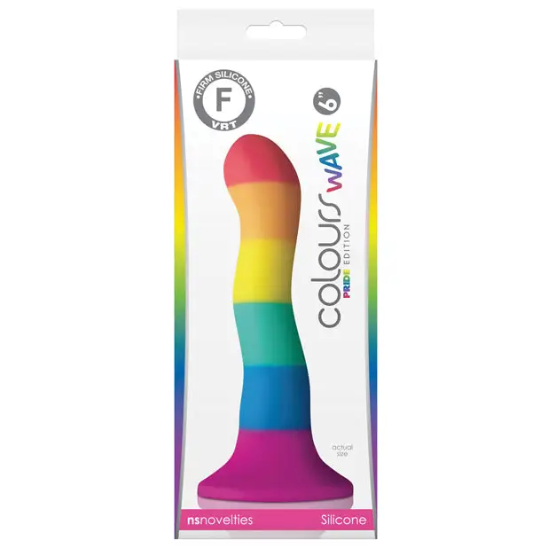 Colours Pride Edition 6’’ Wave Dildo - Gay & Lesbian Products