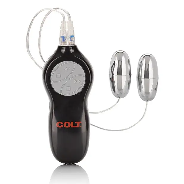 COLT 7-Function Twin Turbo Bullets - Silver - Gay & Lesbian Products