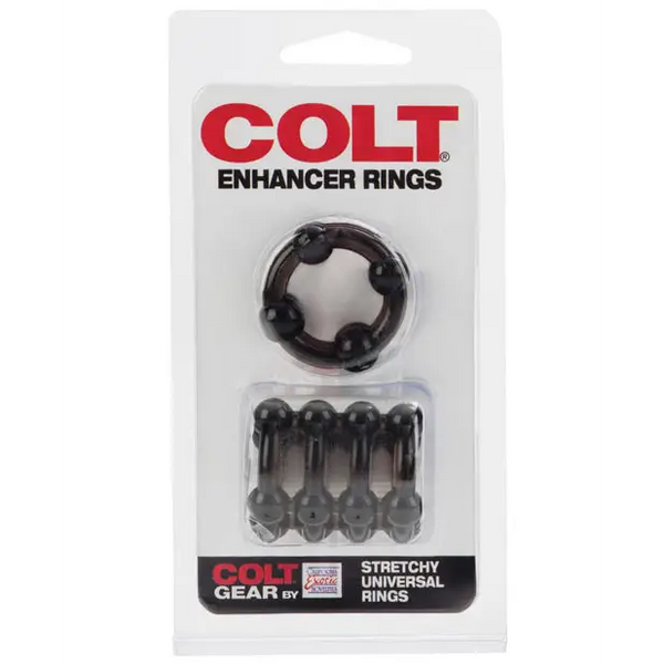 COLT Enhancer Rings - Black - Gay & Lesbian Products