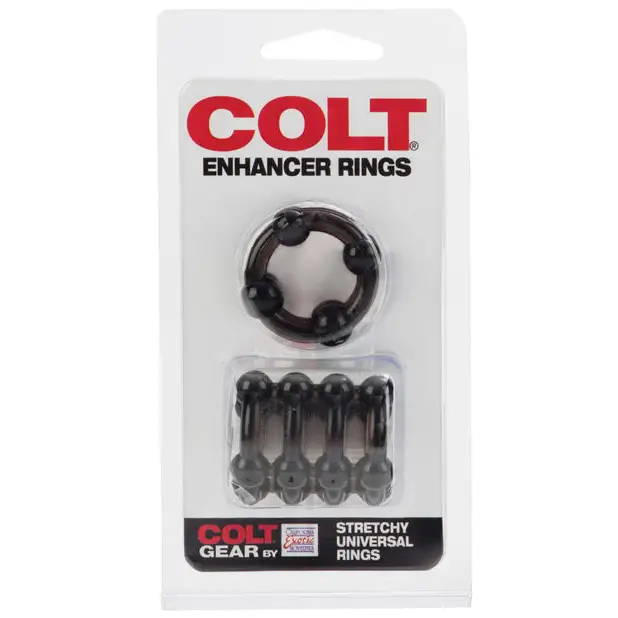 COLT Enhancer Rings - Black - Gay & Lesbian Products