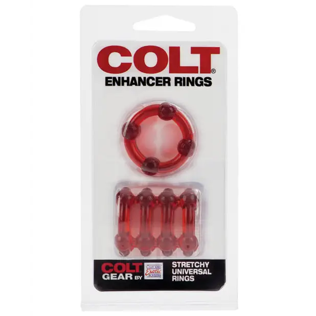 COLT Enhancer Rings - Red - Gay & Lesbian Products