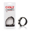 COLT Leather C/B Strap 5 Snap Fastener - Black - Strap Ons