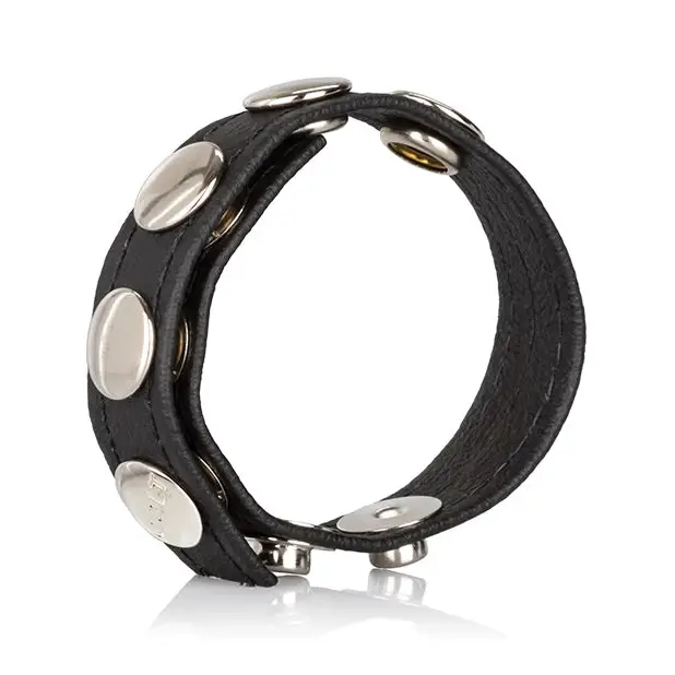 COLT Leather C/B Strap 5 Snap Fastener - Black - Strap Ons