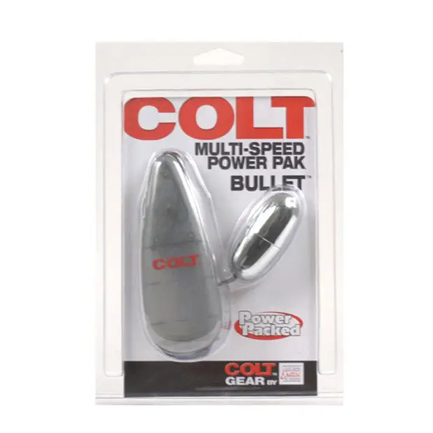 COLT Multi Speed Power Pak Bullet - Silver - Gay & Lesbian Products
