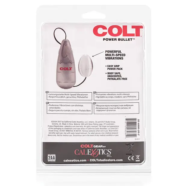 COLT Multi Speed Power Pak Egg - Silver - Gay & Lesbian Products