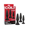 COLT Silicone Anal Trainer Kit - Black - Gay & Lesbian Products