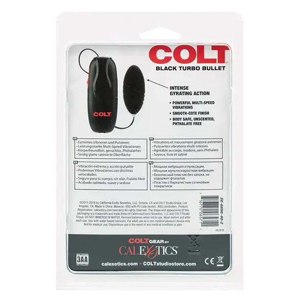 COLT Turbo Bullet - Black - Gay & Lesbian Products