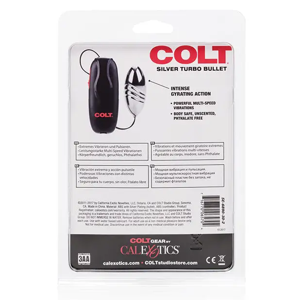 COLT Turbo Bullet - Silver - Gay & Lesbian Products