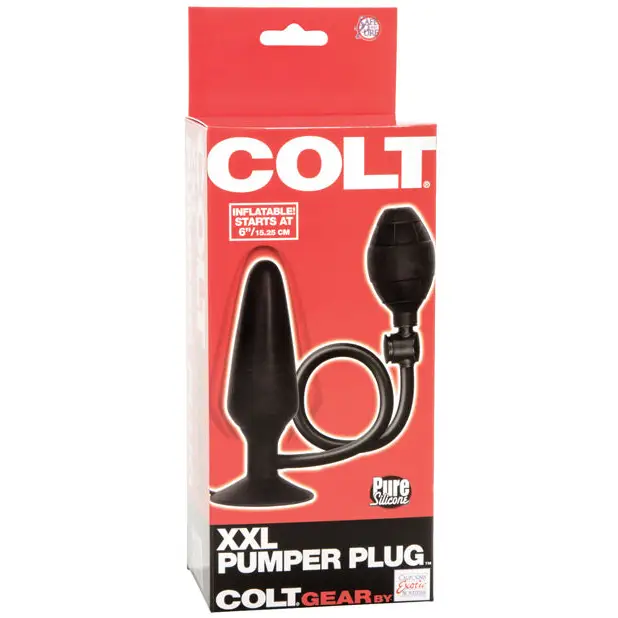 COLT XXL Pumper Plug - Black - Gay & Lesbian Products