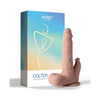 Colter App Controlled Realistic 8.5’’ Thrusting Dildo Vibrator w/Clit Licker - Ivory - Vibrators