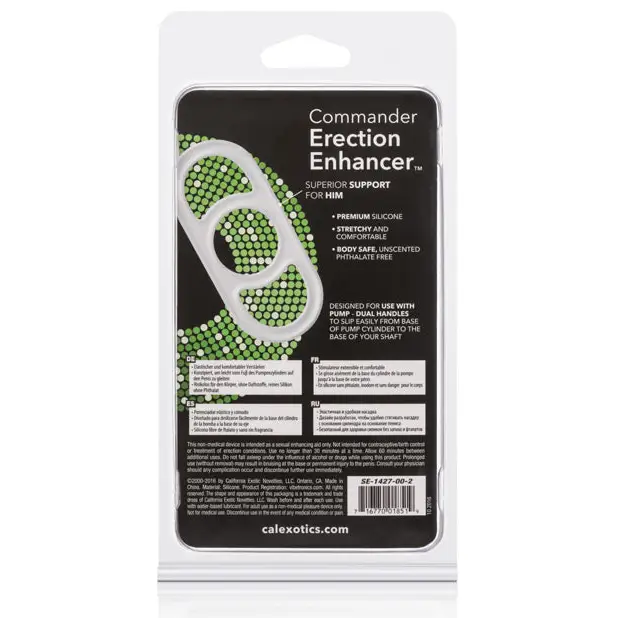 Commander Erection Enhancer - White - Penis Enhancement