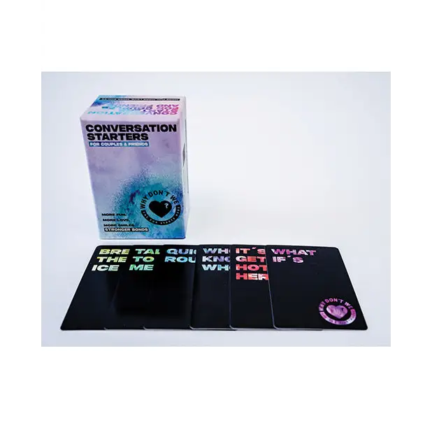Conversation Starters 120 Card Game - Games for Romance & Couples