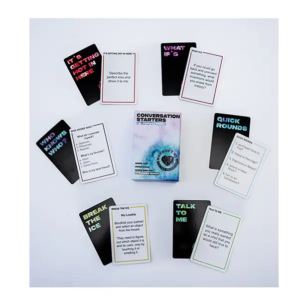 Conversation Starters 120 Card Game - Games for Romance & Couples