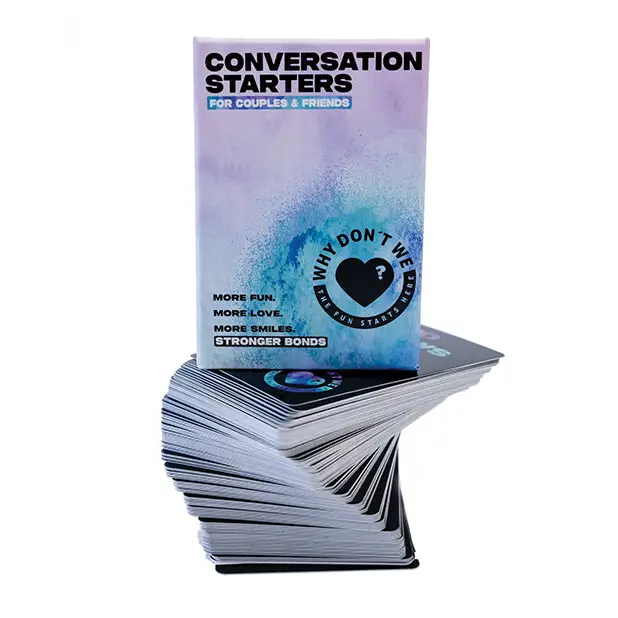 Conversation Starters 120 Card Game - Games for Romance & Couples