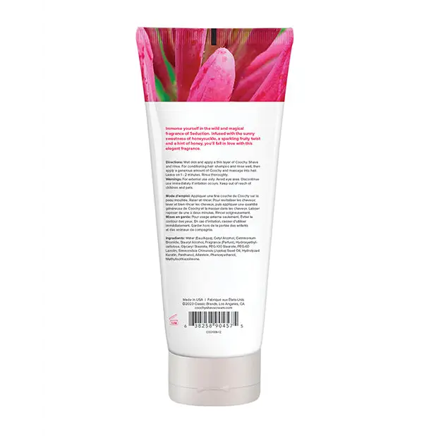 COOCHY Seduction Shave Cream - 12.5 oz Honeysuckle/Citrus - Body & Bath Products