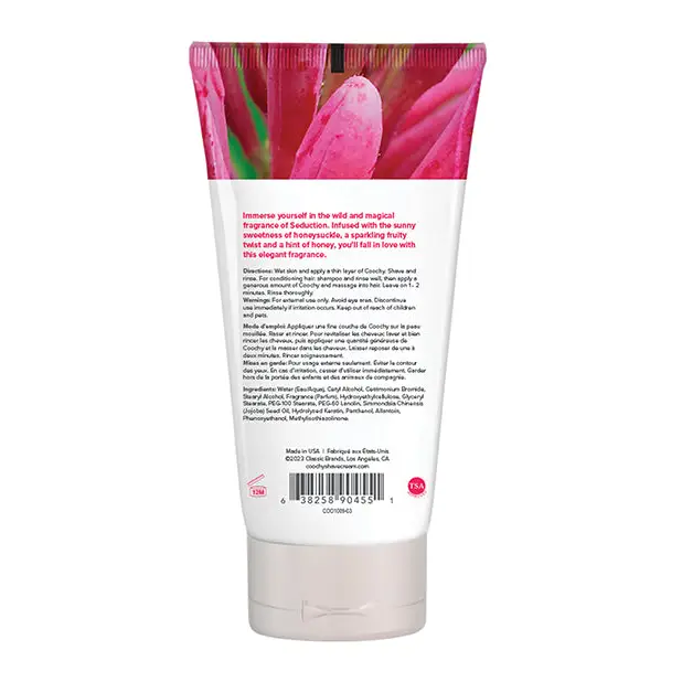 COOCHY Seduction Shave Cream - 3.4 oz Honeysuckle/Citrus - Body & Bath Products