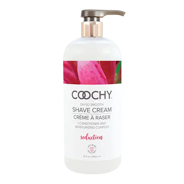COOCHY Seduction Shave Cream - 32 oz Honeysuckle/Citrus - Body & Bath Products