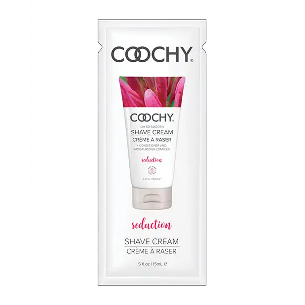 COOCHY Seduction Shave Cream Foil -.5 oz Honeysuckle/Citrus - Body & Bath Products