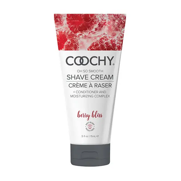 COOCHY Shave Cream - 0.5 oz Berry Bliss - Body & Bath Products