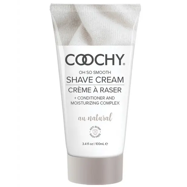 COOCHY Shave Cream - 3.4 oz Au Natural - Body & Bath Products
