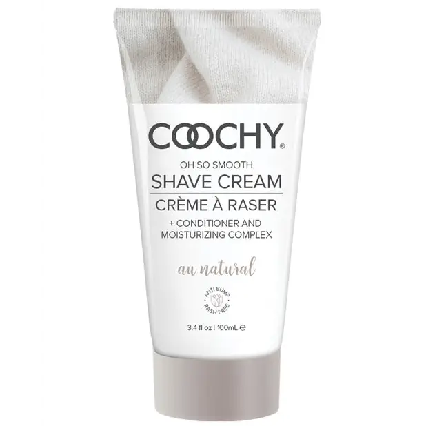 COOCHY Shave Cream - 3.4 oz Au Natural - Body & Bath Products