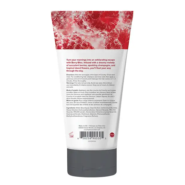 COOCHY Shave Cream - 3.4 oz Berry Bliss - Body & Bath Products
