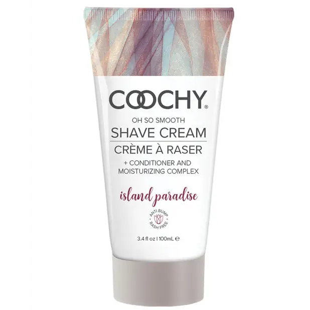 COOCHY Shave Cream - 3.4 oz Island Paradise - Body & Bath Products