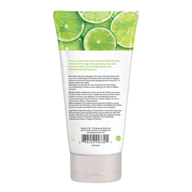 COOCHY Shave Cream - 3.4 oz Key Lime Pie - Body & Bath Products