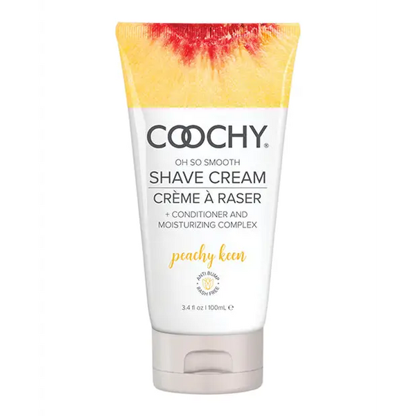 COOCHY Shave Cream - 3.4 oz Peachy Keen - Body & Bath Products