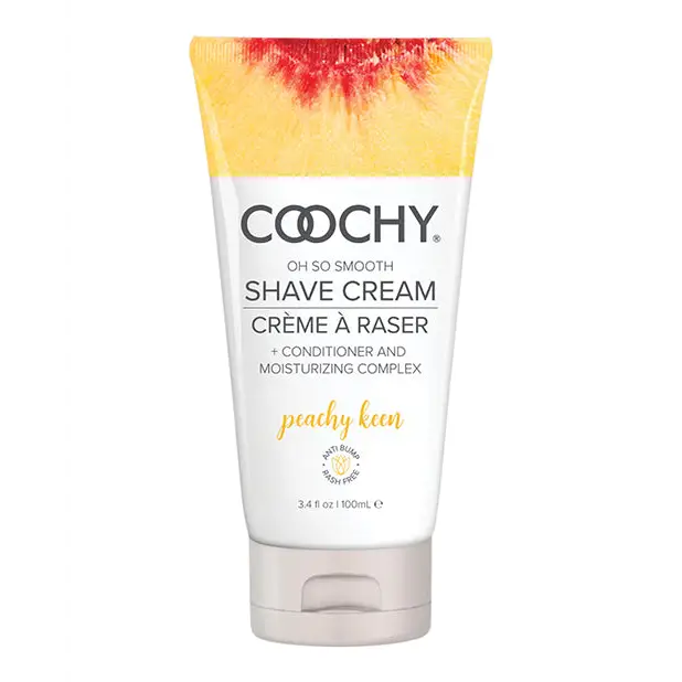 COOCHY Shave Cream - 3.4 oz Peachy Keen - Body & Bath Products