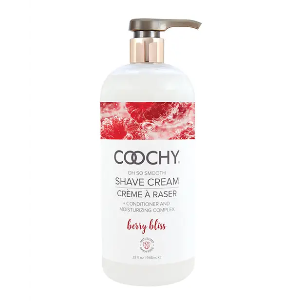 COOCHY Shave Cream - 32 oz Berry Bliss - Body & Bath Products