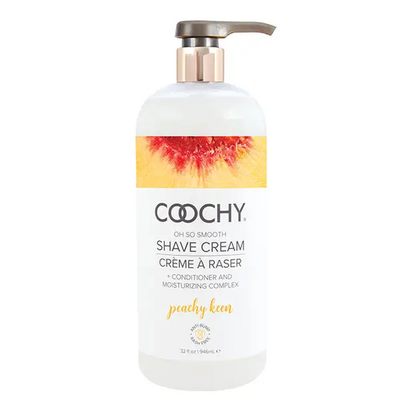 COOCHY Shave Cream - 32 oz Peachy Keen - Body & Bath Products