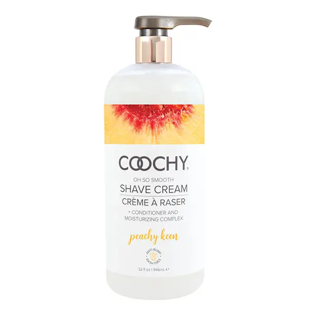 COOCHY Shave Cream - 32 oz Peachy Keen - Body & Bath Products
