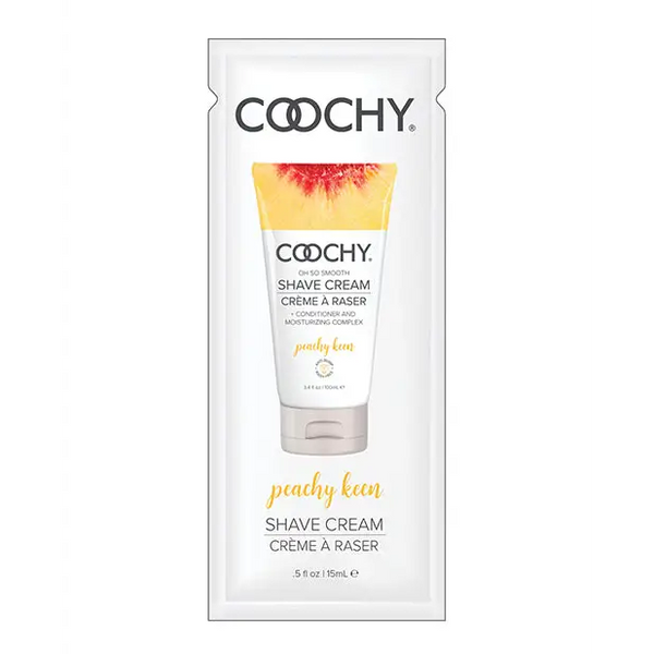 COOCHY Shave Cream -.5 oz Peachy Keen - Body & Bath Products