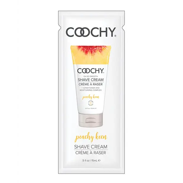 COOCHY Shave Cream -.5 oz Peachy Keen - Body & Bath Products